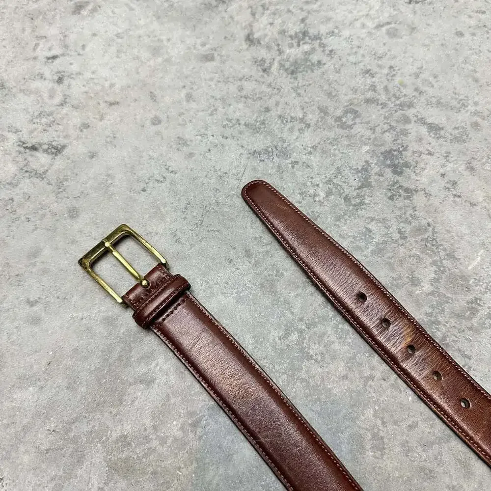 Trafalgar Cortina Brown Leather Belt - Size 38